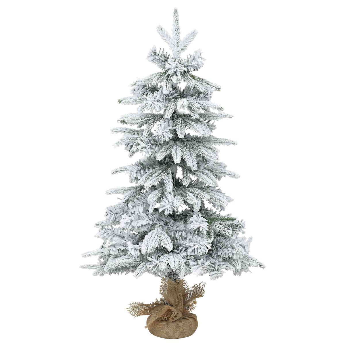 vidaXL Mini choinka świąteczna 60 cm PVC i PE Zielony i Biały
