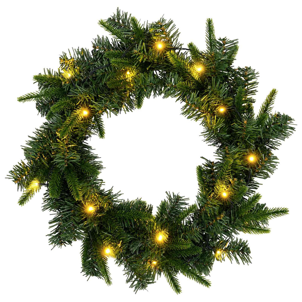 vidaXL Zestaw mini choinek 60 cm 125 LED Ciepła biel PVC i PE zielony