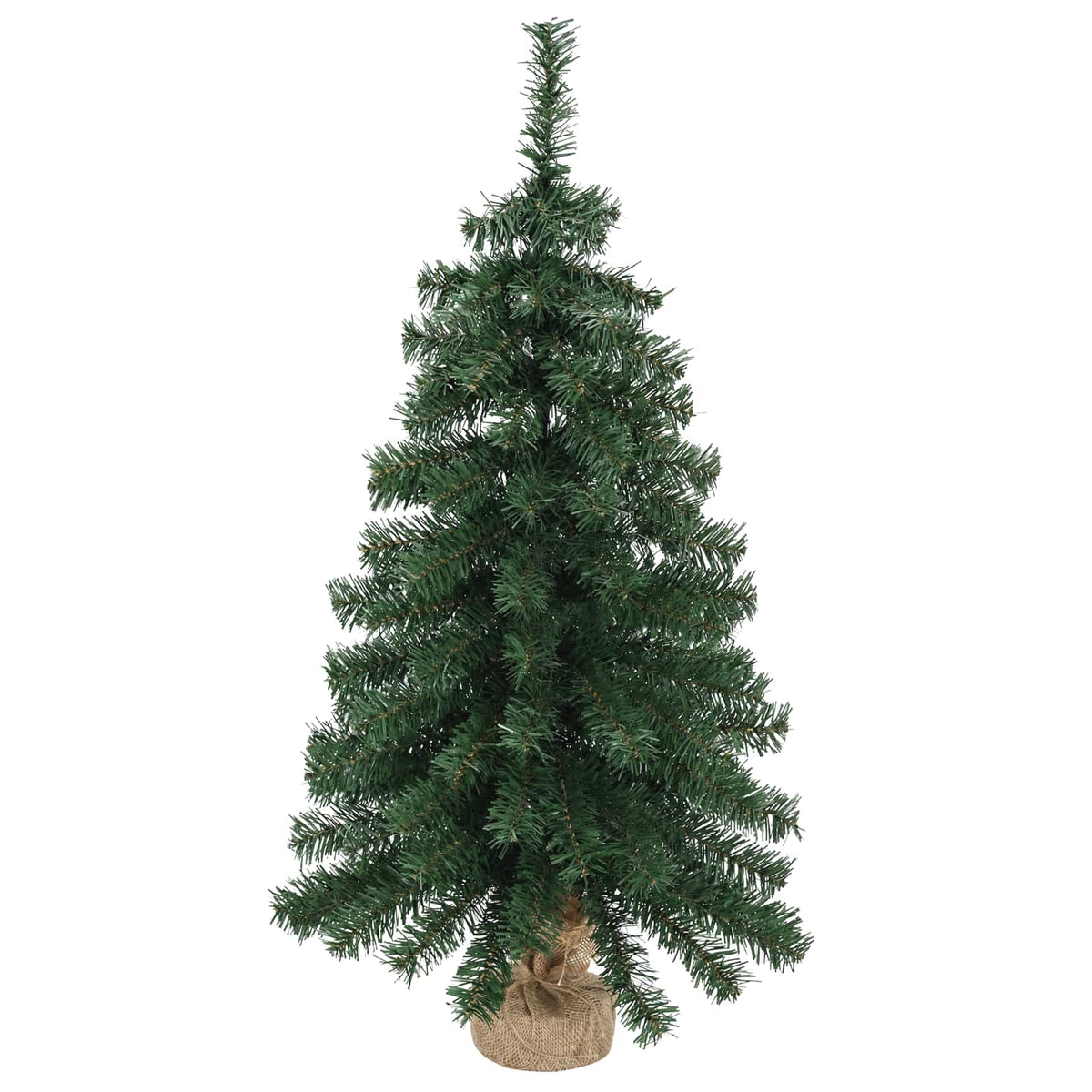 vidaXL Zestaw mini choinek 90 cm PVC zielony