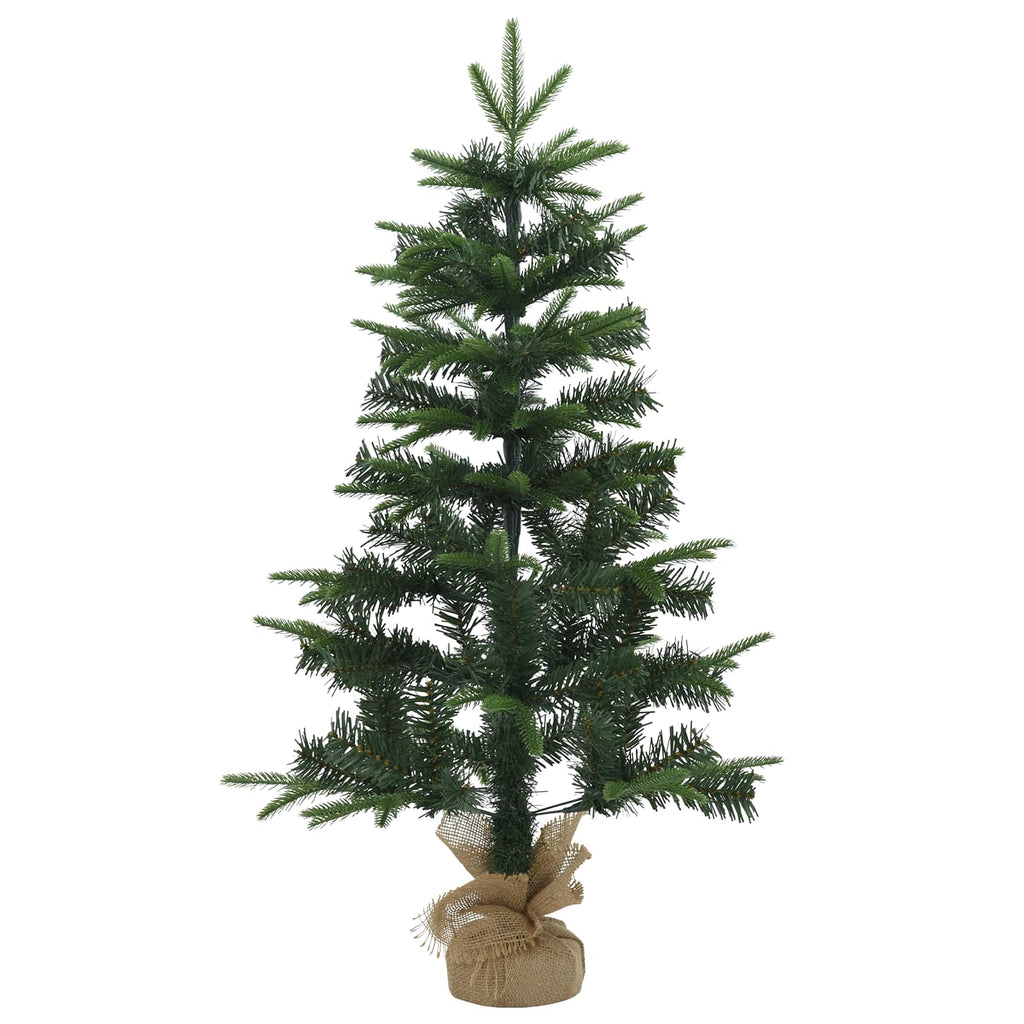 vidaXL Zestaw mini choinek 90 cm PVC i PE zielony
