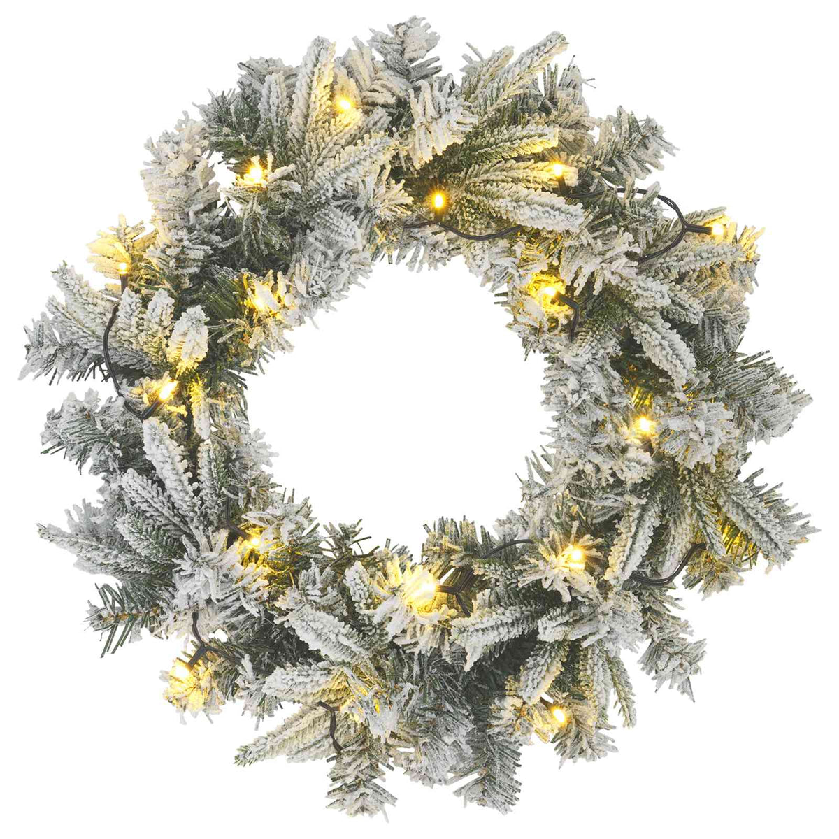 vidaXL Zestaw mini choinek 90 cm 175 LED Ciepła biel PVC i PE