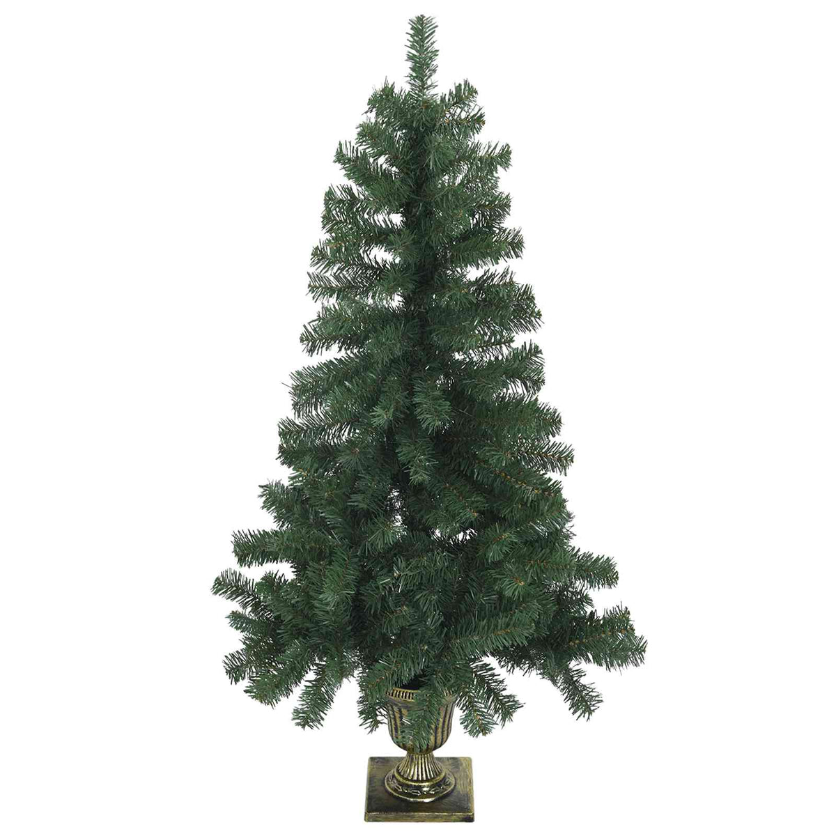 vidaXL Mini choinka świąteczna 120 cm PVC zielony