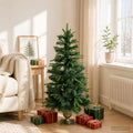 vidaXL Mini choinka świąteczna 120 cm PVC i PE zielony