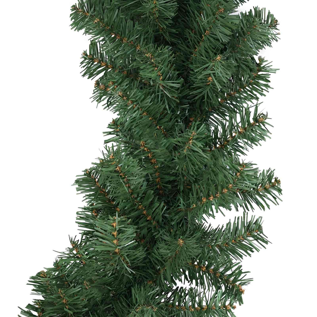 vidaXL Girlanda bożonarodzeniowa zielony 270 cm PVC