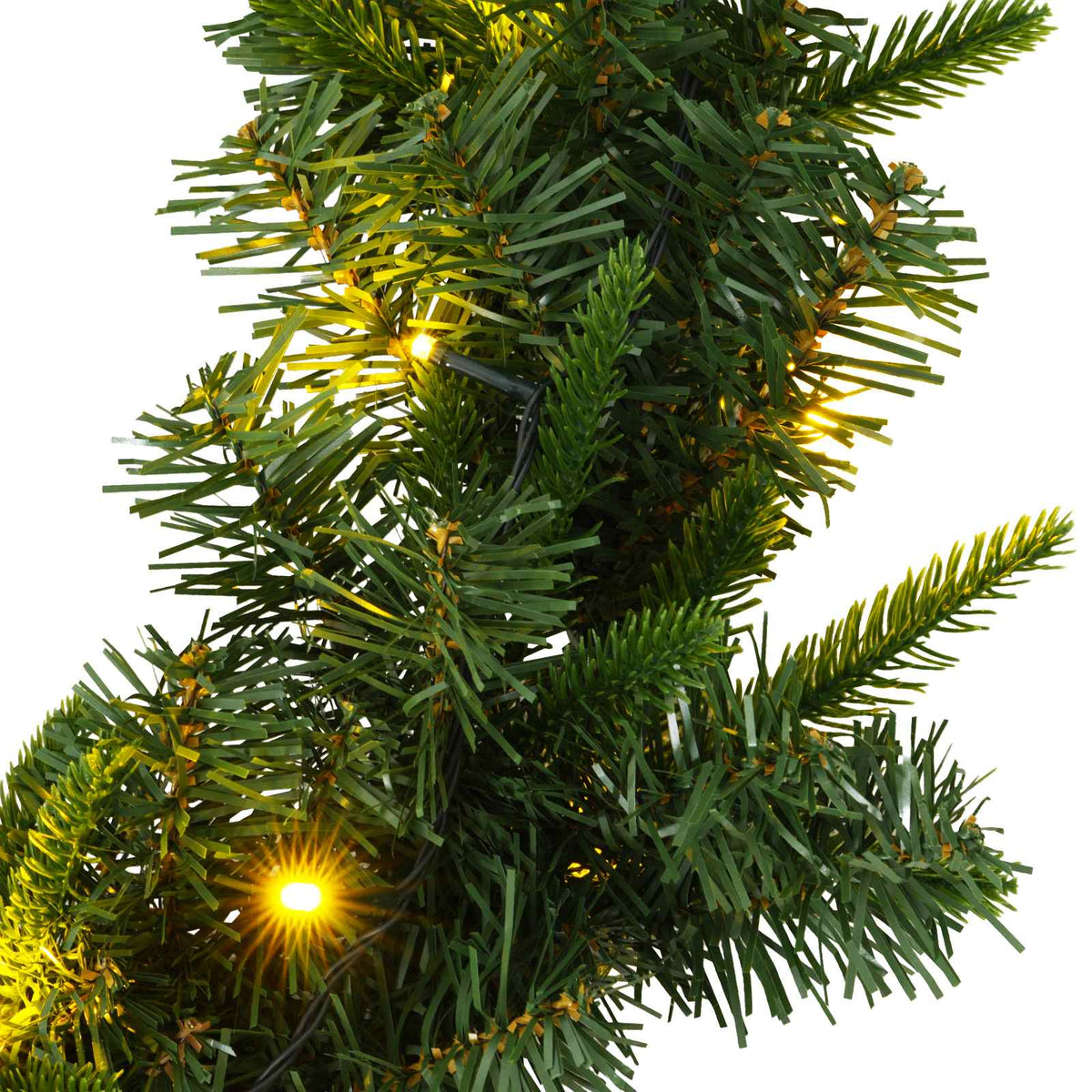 vidaXL Girlanda bożonarodzeniowa zielony 270 cm PVC i PE 50 LED