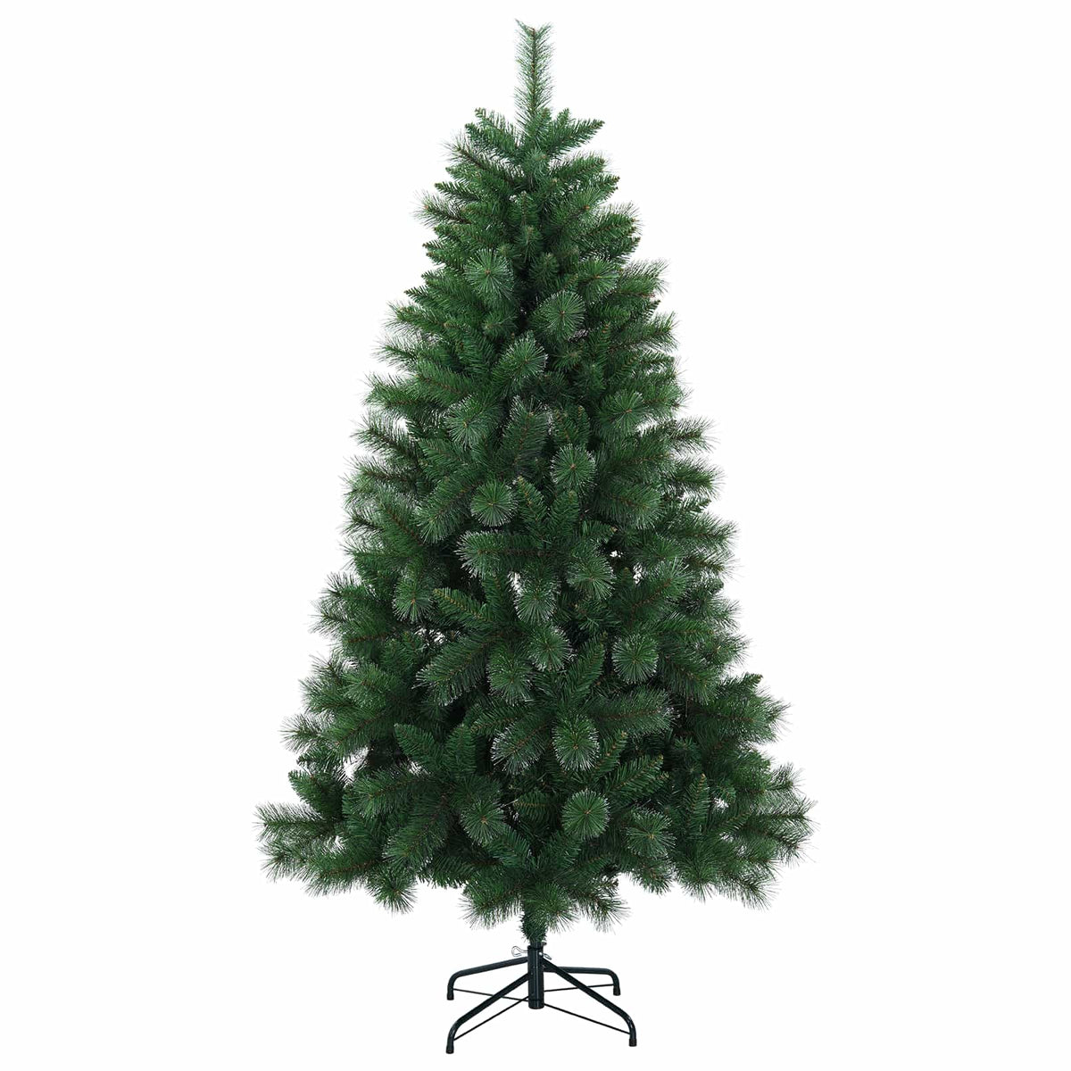 vidaXL Sztuczna choinka 180 cm PVC i Metal zielony