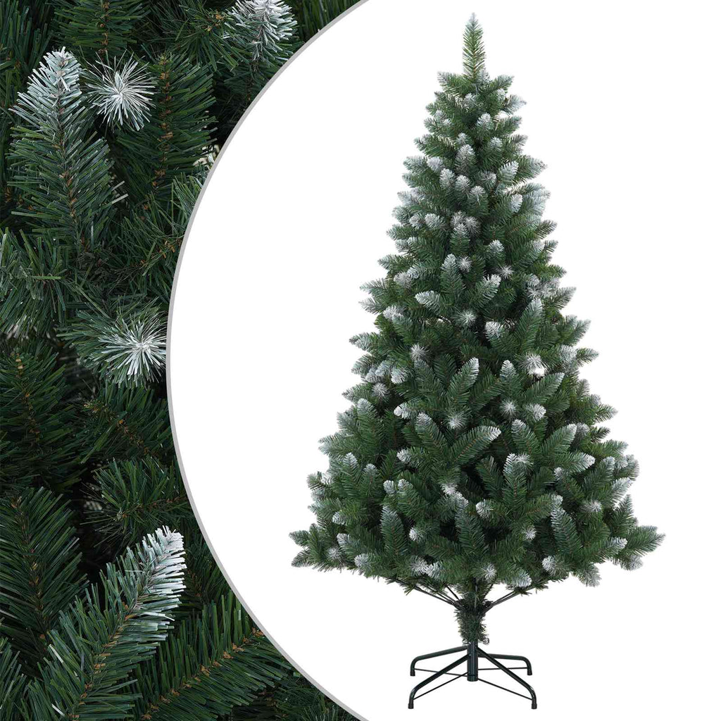 vidaXL Sztuczna choinka 240 cm PVC i Metal zielony