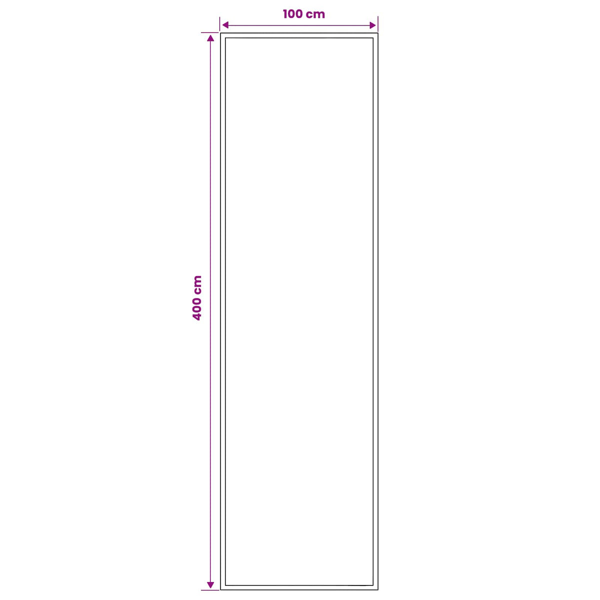 vidaXL Dywan Bieżnik FLORNES Tkany Szary Liście 100 x 400 cm PP 7 mm