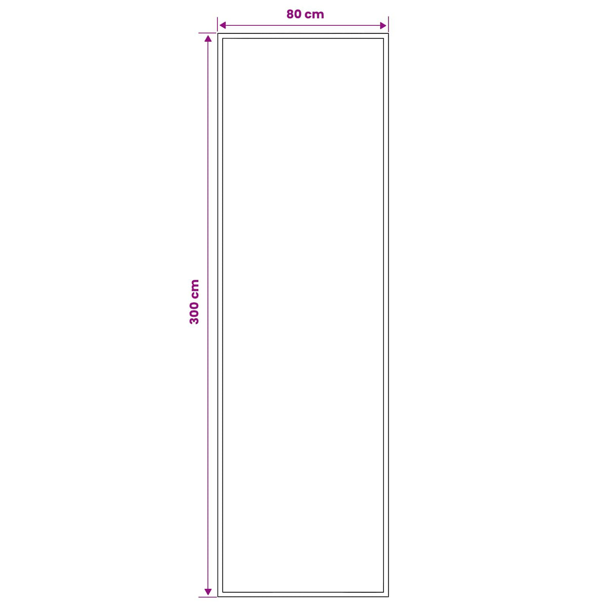 vidaXL Dywan Bieżnik FLORNES Tkany Ochra Zygzak 80 x 300 cm PP 7 mm