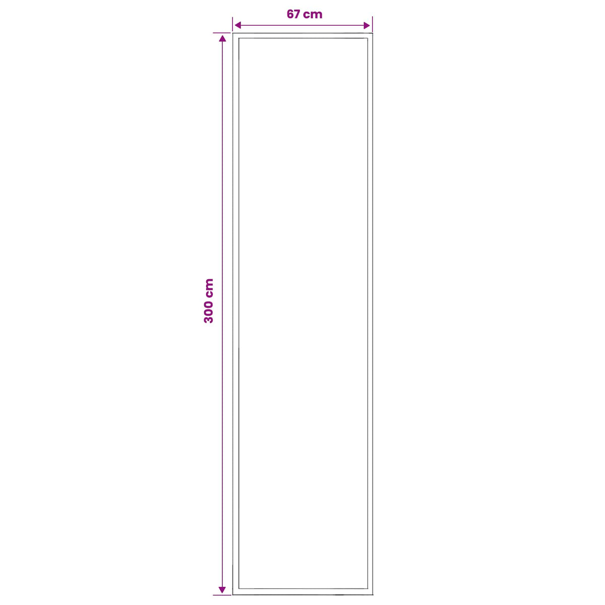 vidaXL Dywan Bieżnik FLORNES Tkany Czarny Pędzle 67 x 300 cm PP 7 mm