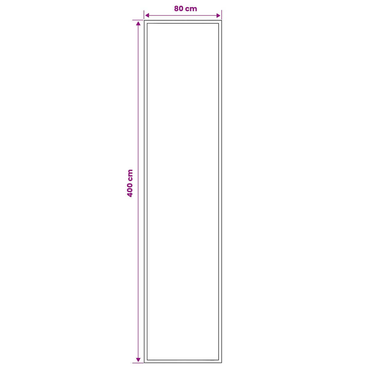 vidaXL Dywan Bieżnik FLORNES Tkany Szarobrązowy wzór 80 x 400 cm PP
