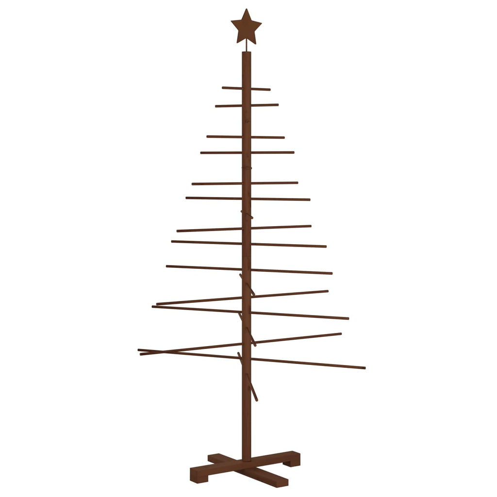 vidaXL Drewniana choinka 150 cm Bambus i lite drewno sosnowe