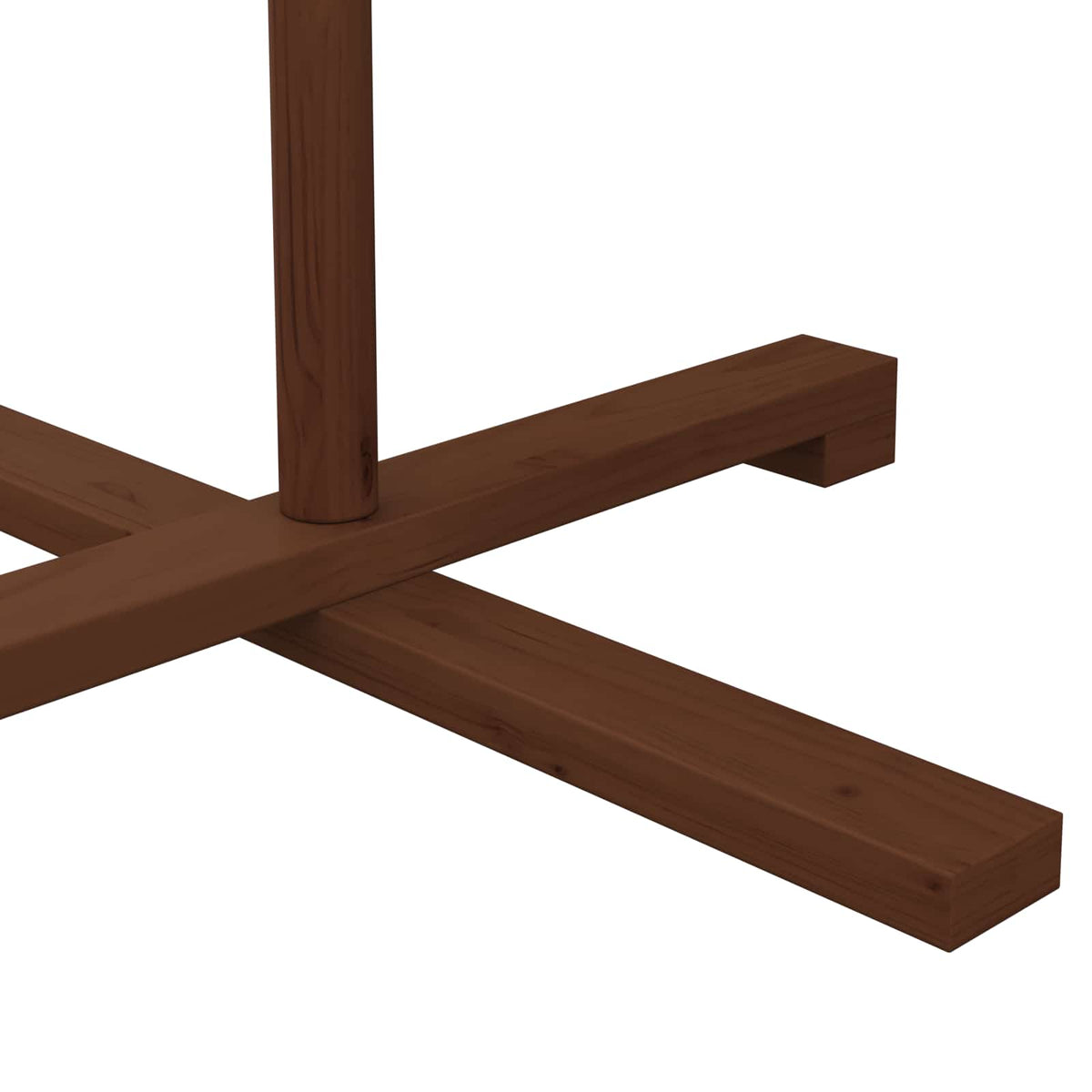 vidaXL Drewniana choinka 210 cm Bambus i lite drewno sosnowe