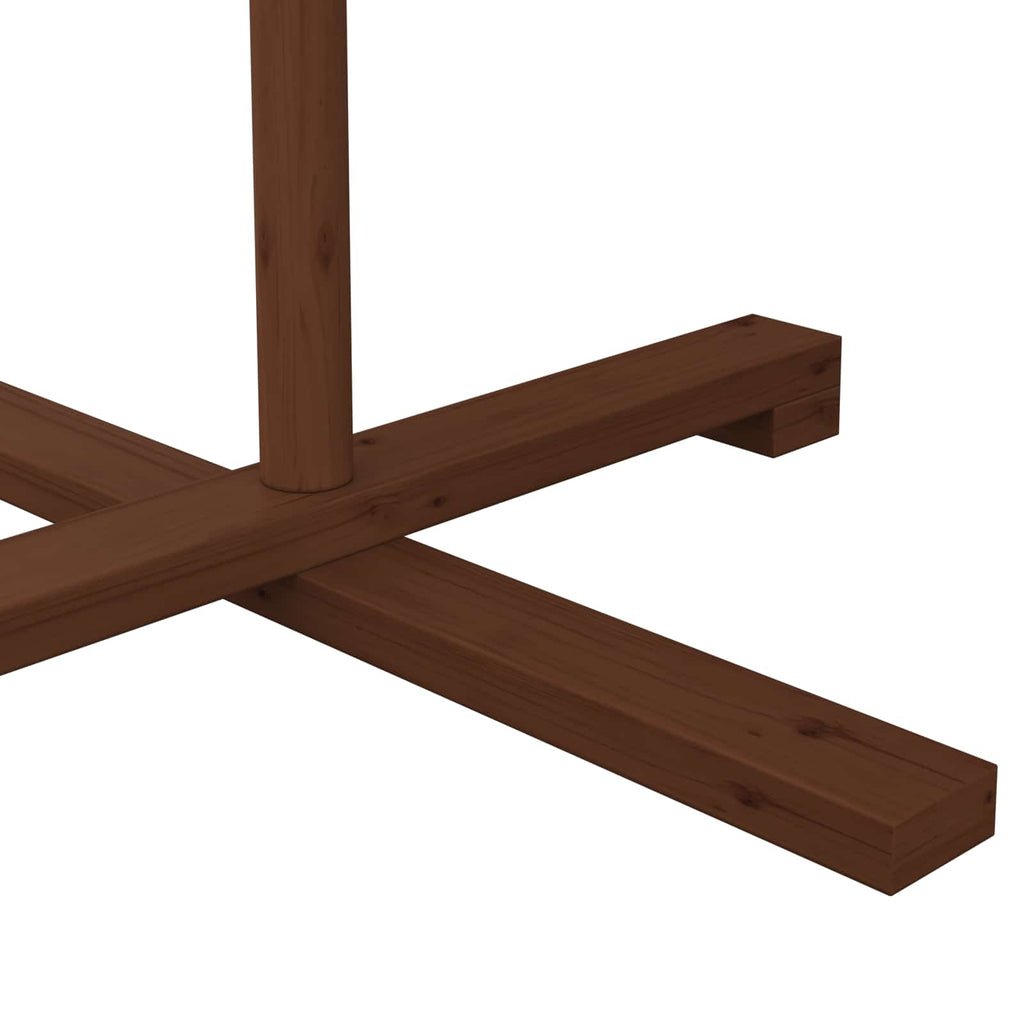 vidaXL Drewniana choinka 210 cm Bambus i lite drewno sosnowe