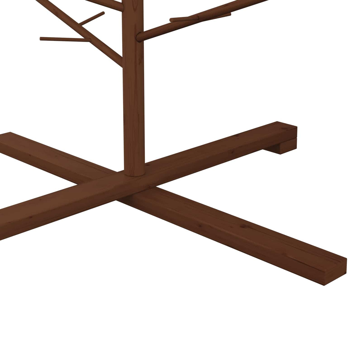 vidaXL Drewniana choinka 240 cm Bambus i lite drewno sosnowe