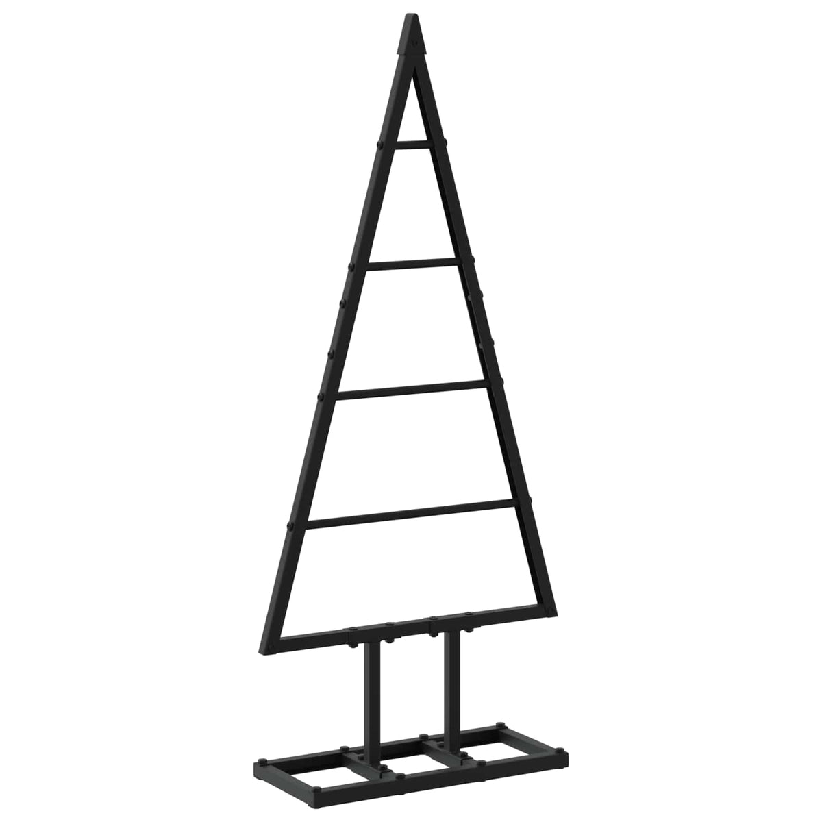 vidaXL Metalowa choinka świąteczna KUOPIO 60 cm Metal Czarny