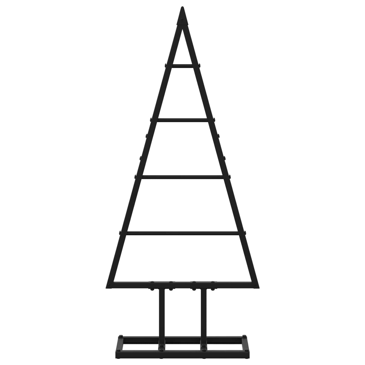 vidaXL Metalowa choinka świąteczna KUOPIO 60 cm Metal Czarny