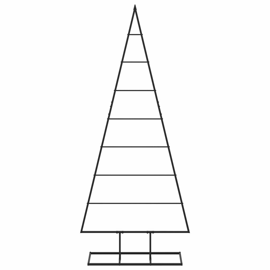 vidaXL Metalowa choinka świąteczna KUOPIO 150 cm Metal Czarny