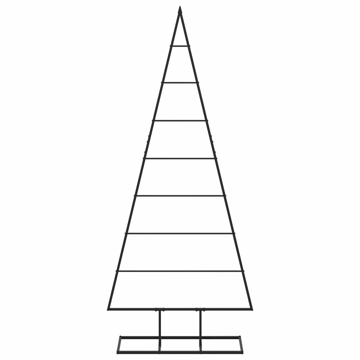 vidaXL Metalowa choinka świąteczna KUOPIO 150 cm Metal Czarny