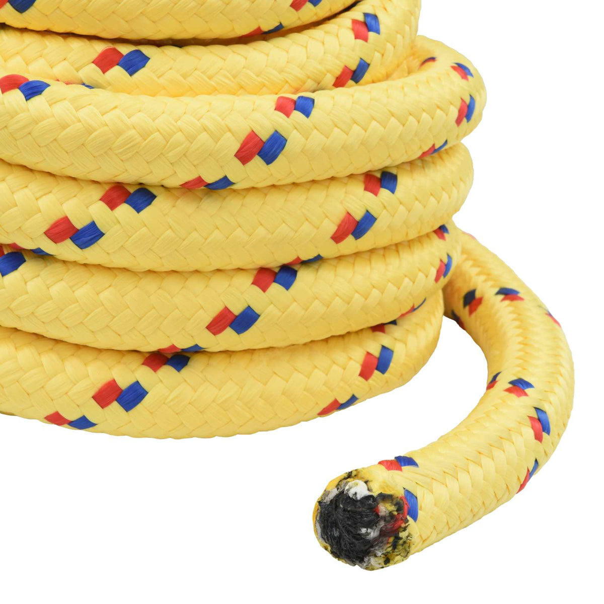 vidaXL Wielofunkcyjna lina gospodarcza 30 mm 25 m żółty PP