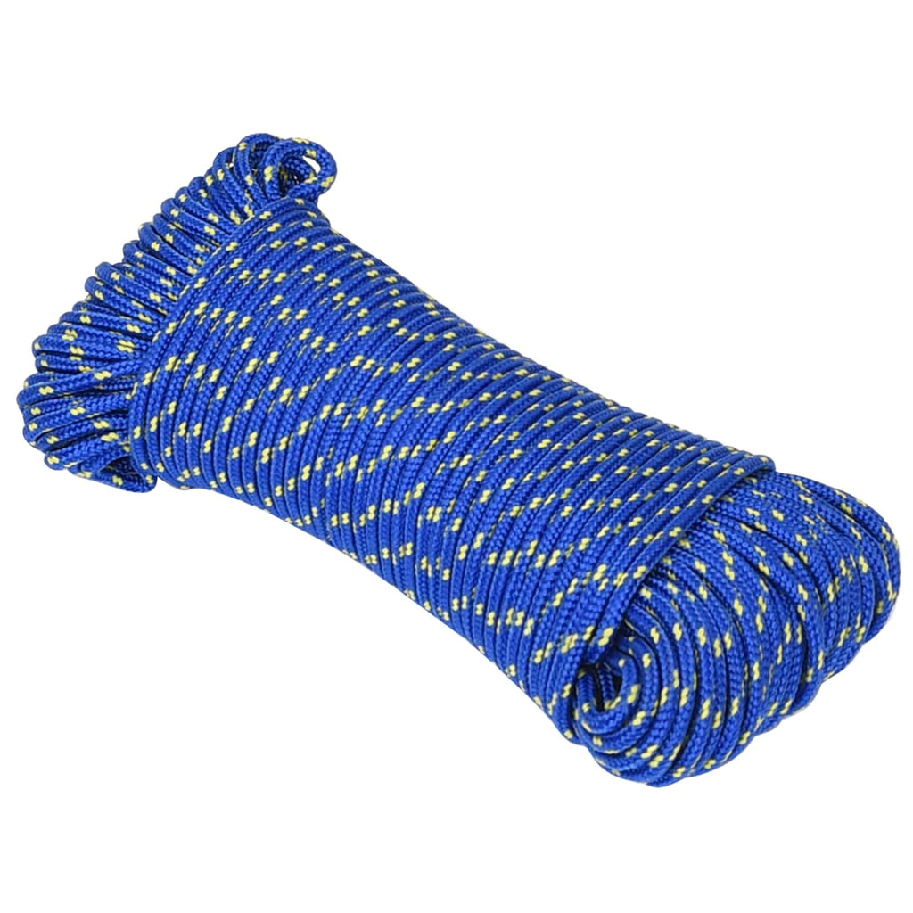 vidaXL Wielofunkcyjna lina gospodarcza 4 mm 25 m niebieski PP
