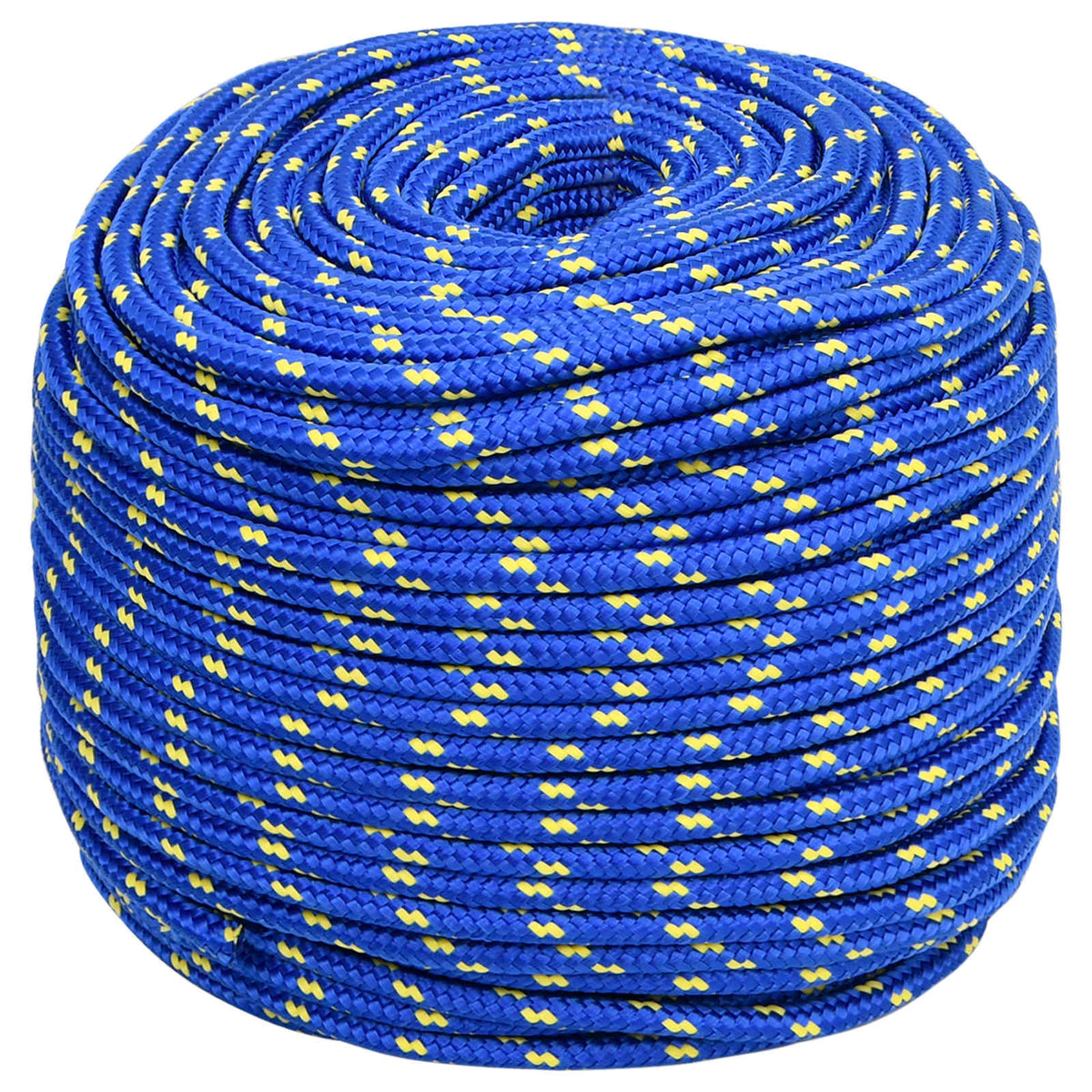 vidaXL Wielofunkcyjna lina gospodarcza 10 mm 500 m niebieski PP