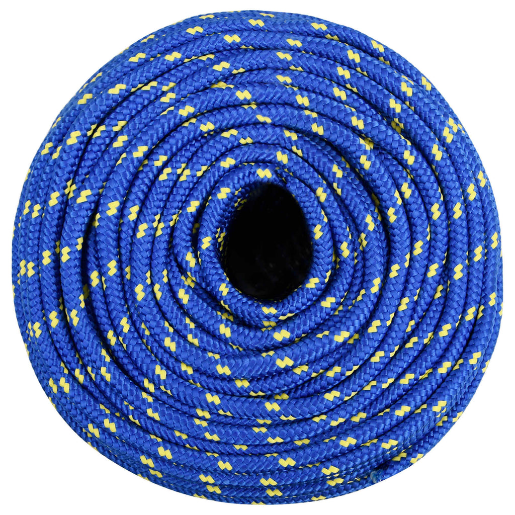vidaXL Wielofunkcyjna lina gospodarcza 10 mm 500 m niebieski PP