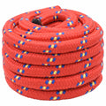 vidaXL Wielofunkcyjna lina gospodarcza 60 mm 5 m czerwony PP
