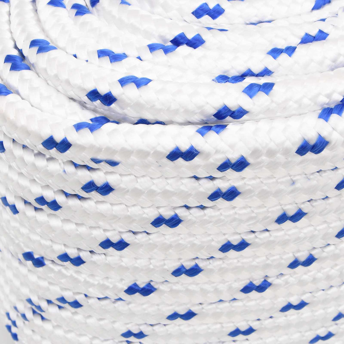 vidaXL Wielofunkcyjna lina gospodarcza 18 mm 25 m Biały i niebieski PP
