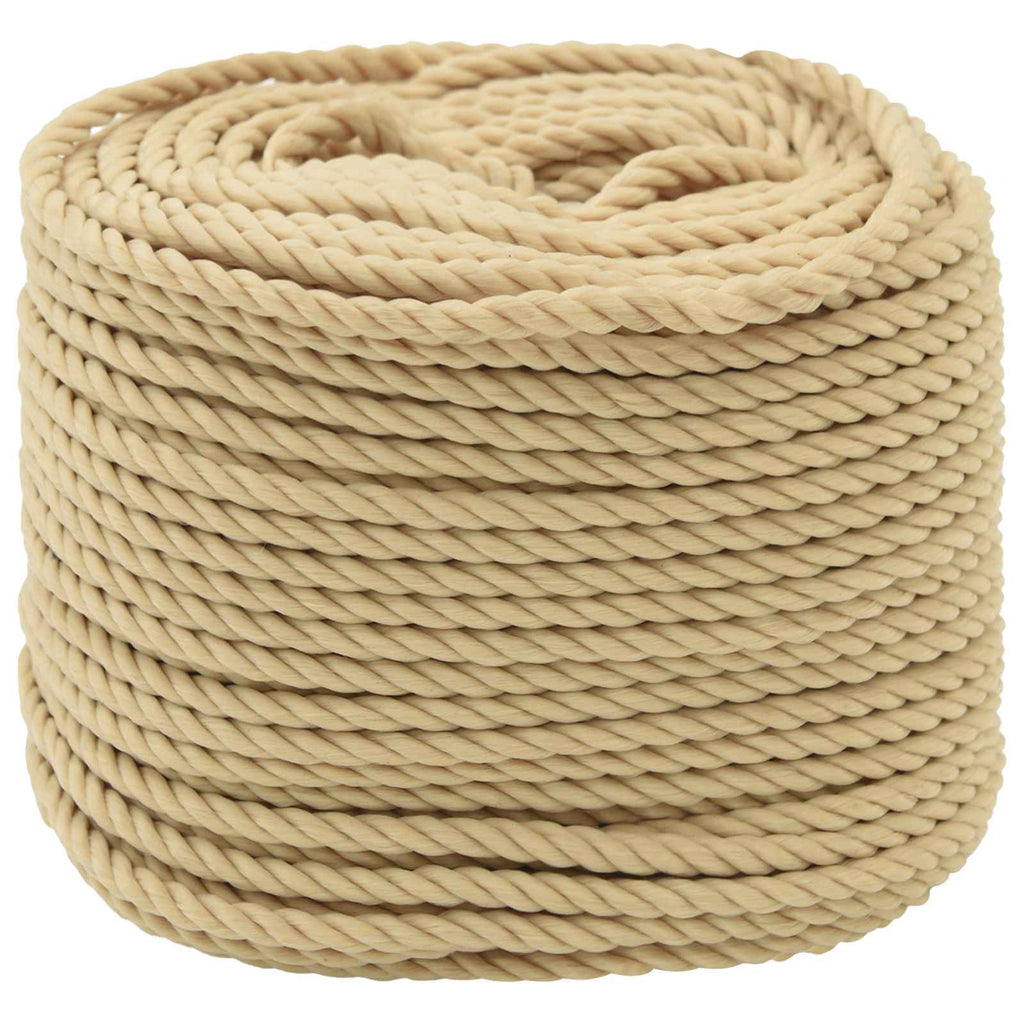 vidaXL Wielofunkcyjna lina gospodarcza 4 mm 25 m naturalny PP