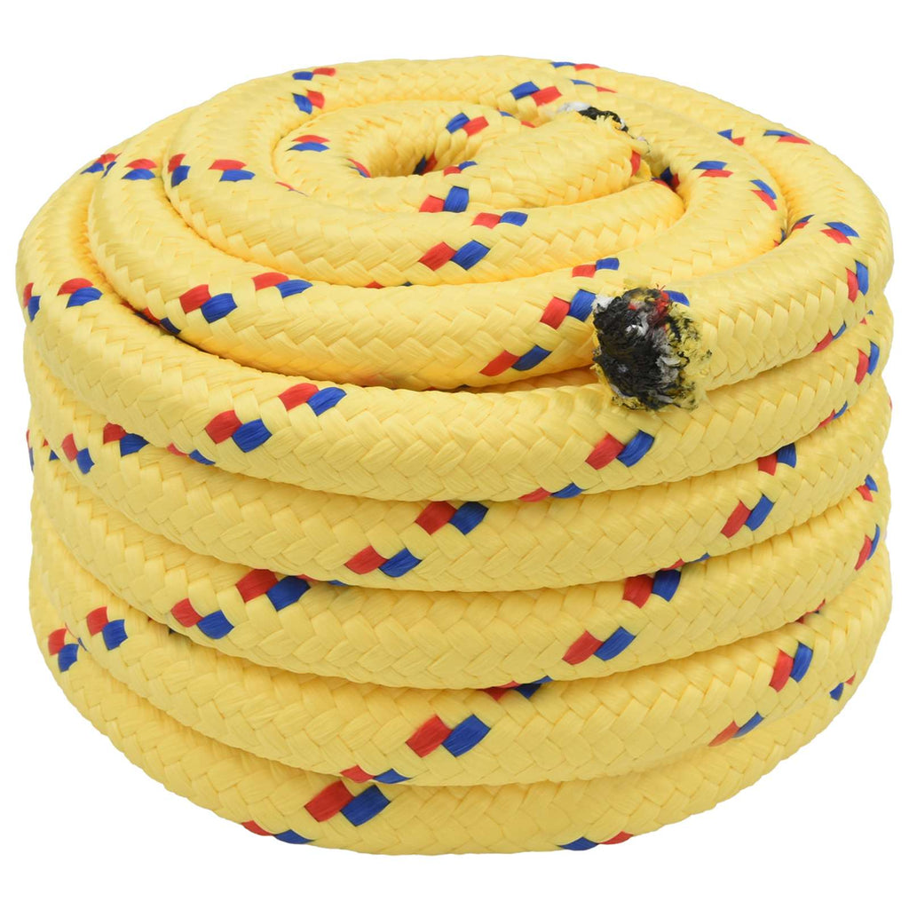 vidaXL Wielofunkcyjna lina gospodarcza 40 mm 25 m żółty PP