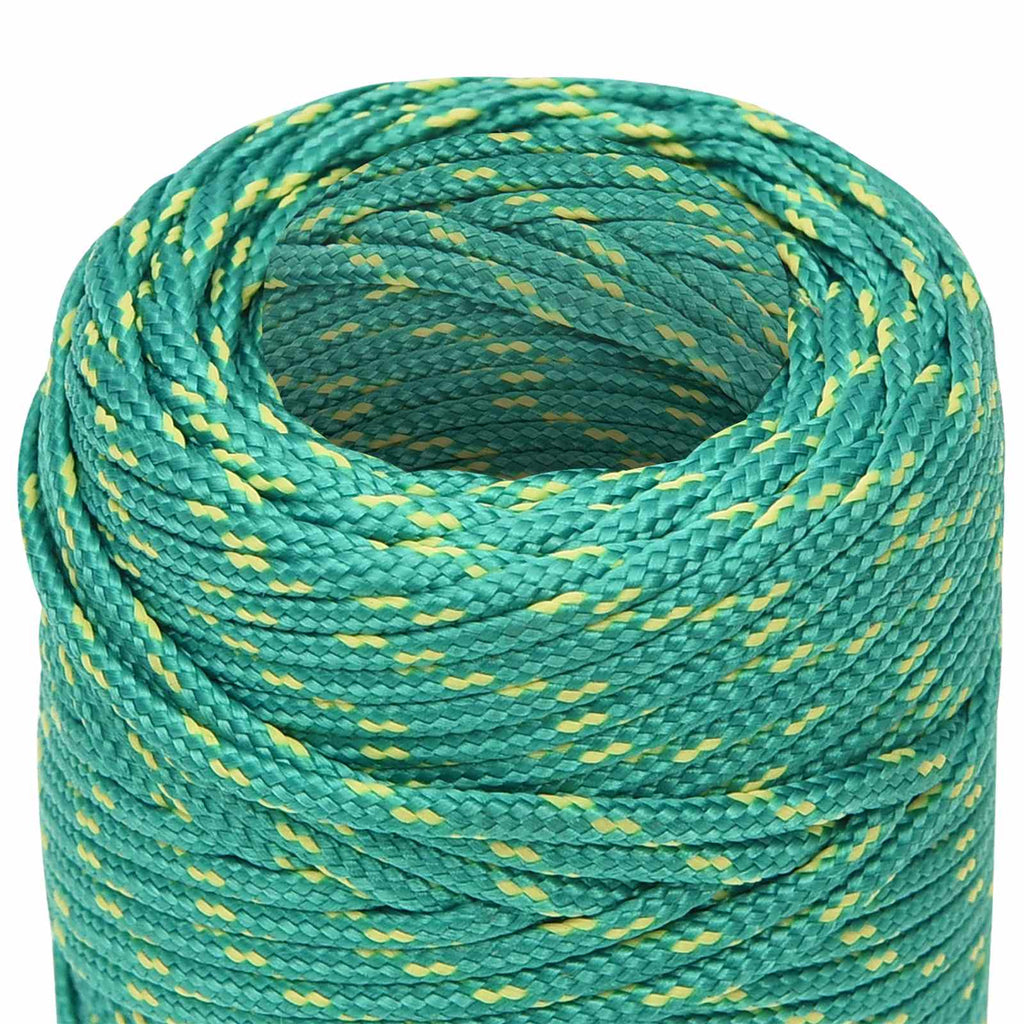vidaXL Wielofunkcyjna lina gospodarcza 2 mm 250 m zielony PP