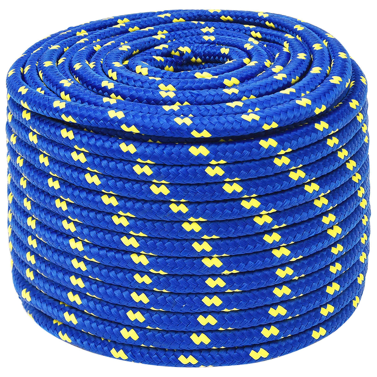 vidaXL Wielofunkcyjna lina gospodarcza 14 mm 25 m niebieski PP