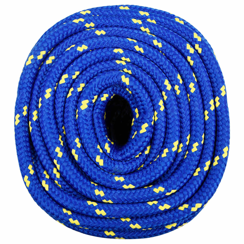 vidaXL Wielofunkcyjna lina gospodarcza 18 mm 100 m niebieski PP