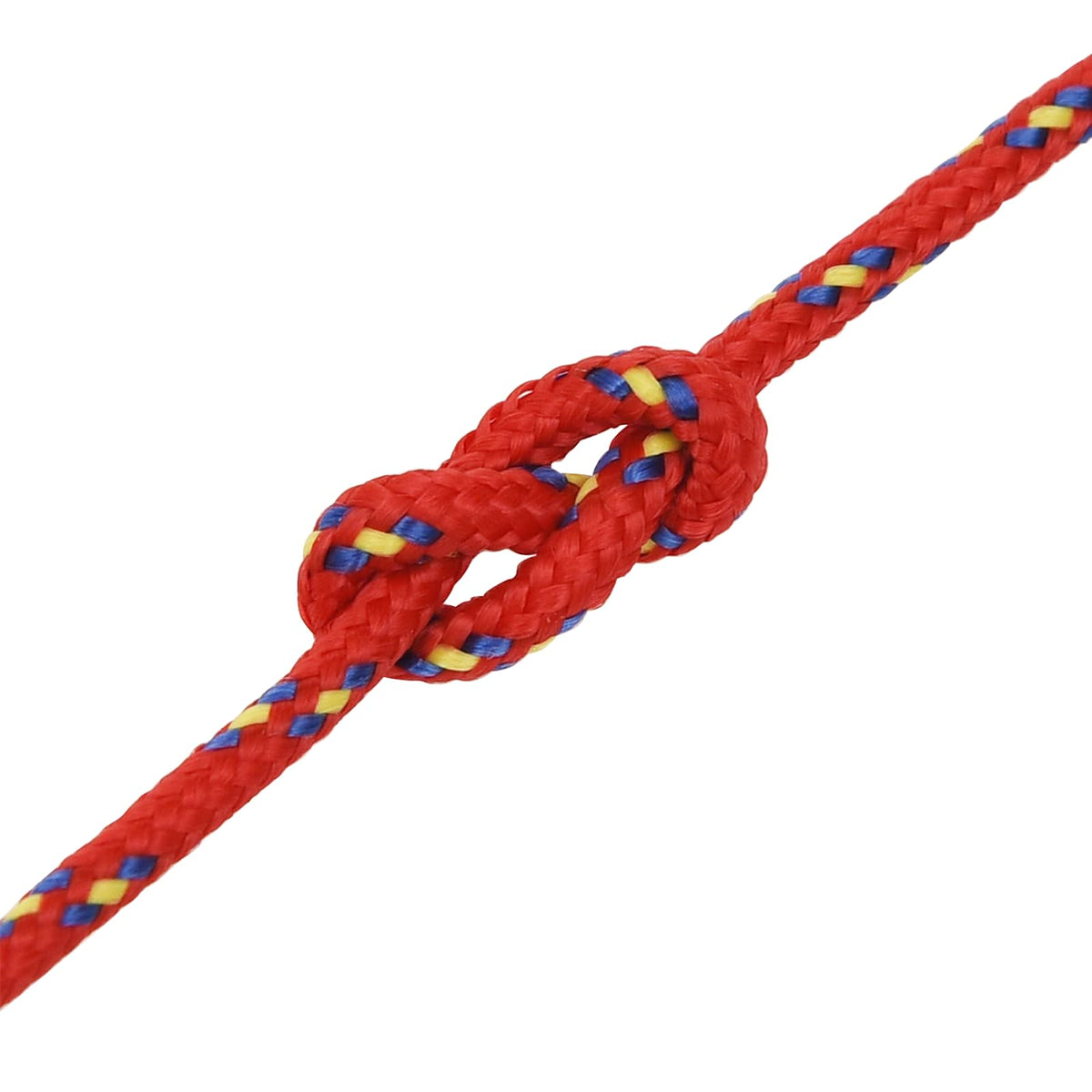 vidaXL Wielofunkcyjna lina gospodarcza 4 mm 25 m czerwony PP