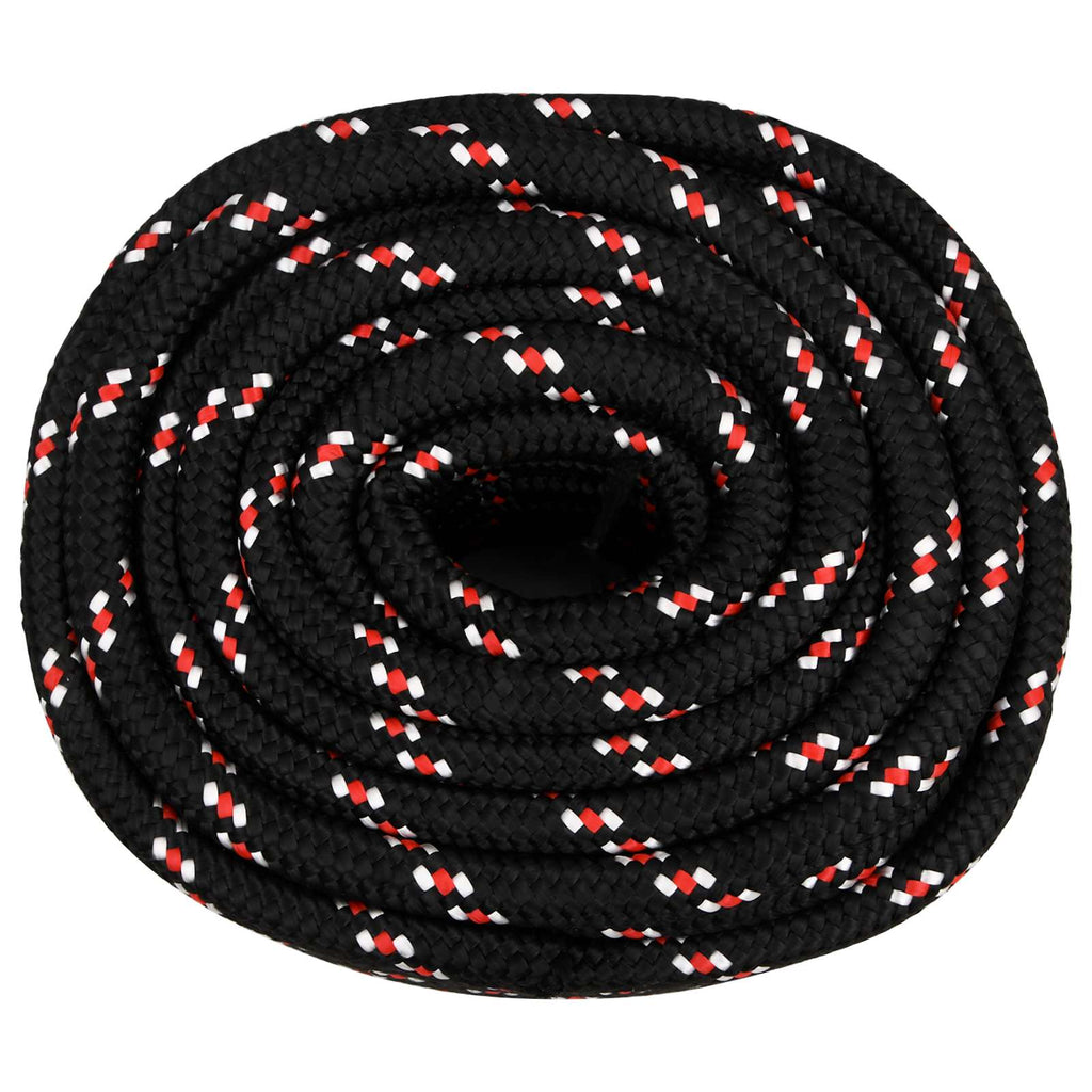 vidaXL Wielofunkcyjna lina gospodarcza 20 mm 50 m Czarny i czerwony PP