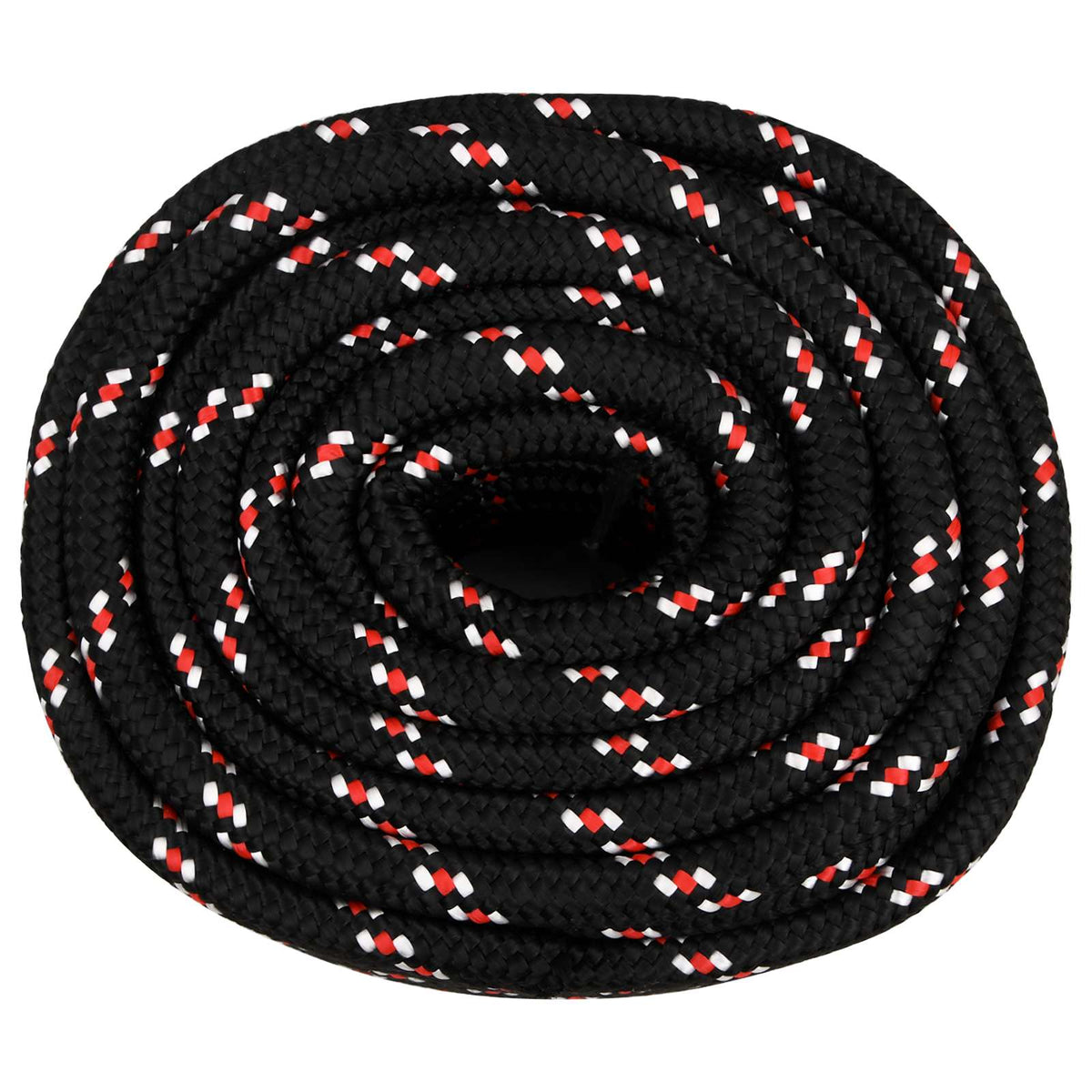 vidaXL Wielofunkcyjna lina gospodarcza 20 mm 50 m Czarny i czerwony PP