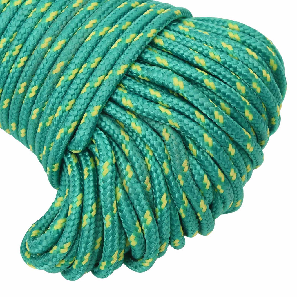 vidaXL Wielofunkcyjna lina gospodarcza 4 mm 250 m zielony PP