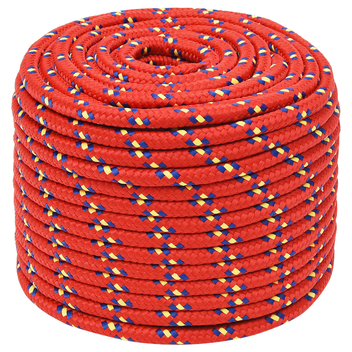 vidaXL Wielofunkcyjna lina gospodarcza 12 mm 100 m czerwony PP