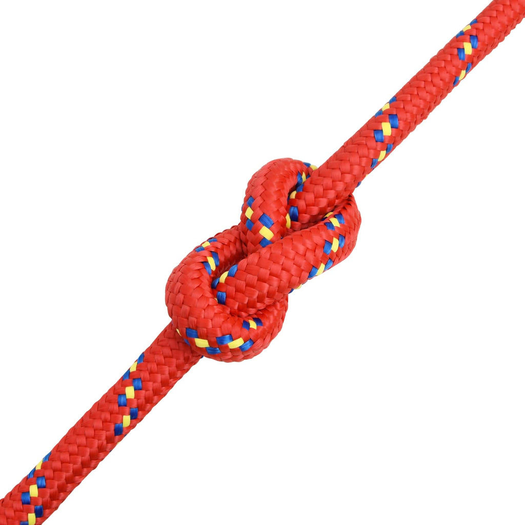 vidaXL Wielofunkcyjna lina gospodarcza 20 mm 25 m czerwony PP