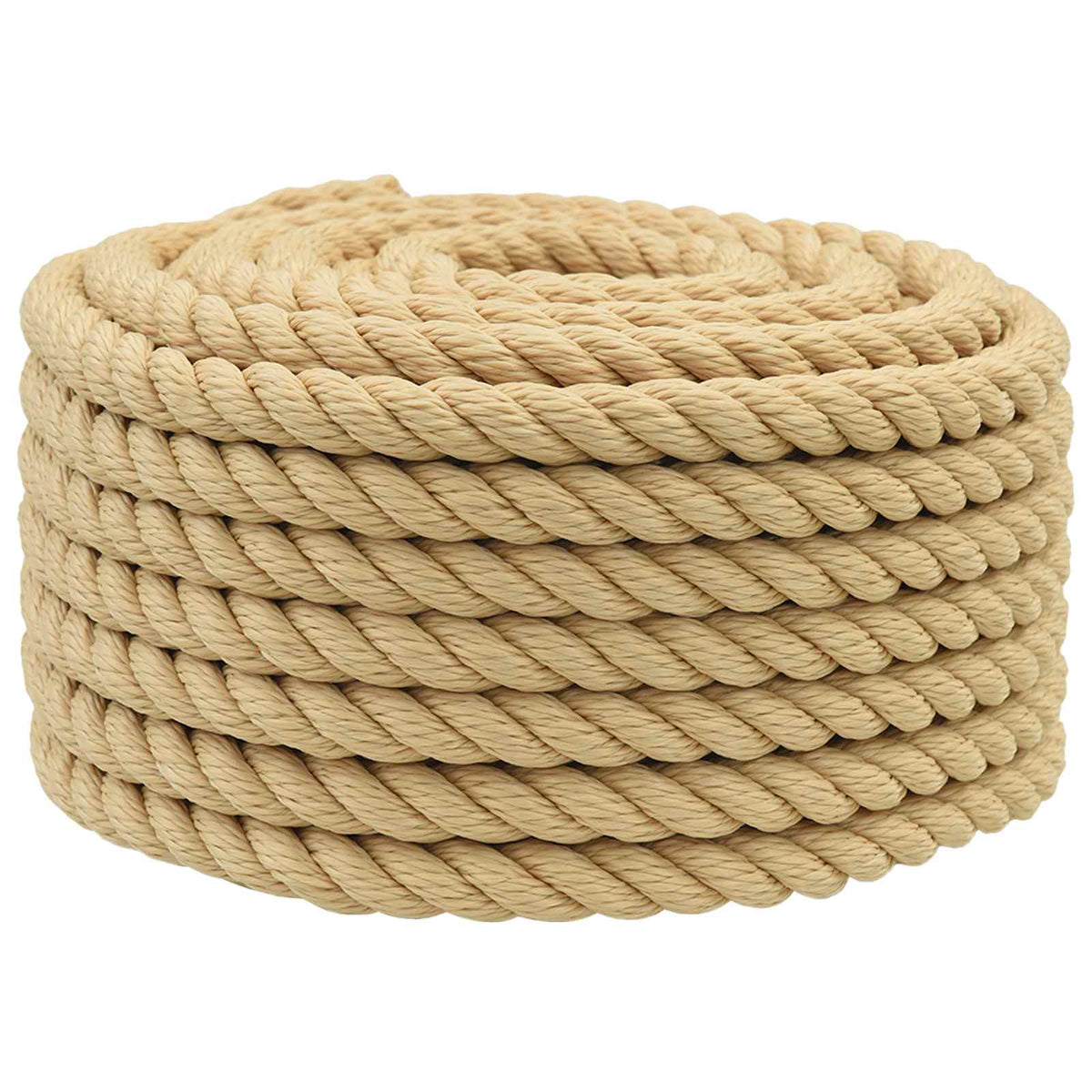 vidaXL Wielofunkcyjna lina gospodarcza 18 mm 50 m naturalny PP