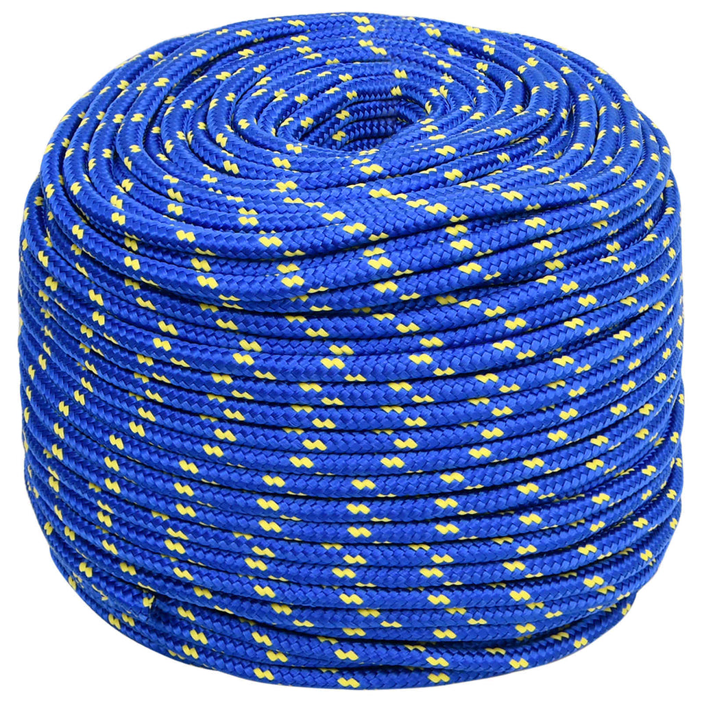 vidaXL Wielofunkcyjna lina gospodarcza 10 mm 25 m niebieski PP