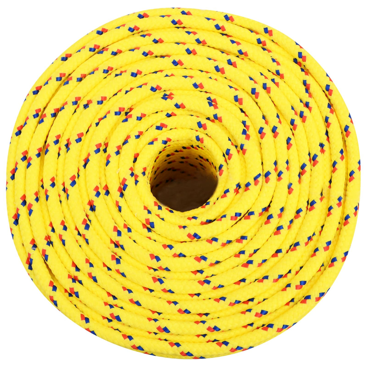 vidaXL Wielofunkcyjna lina gospodarcza 10 mm 500 m żółty PP