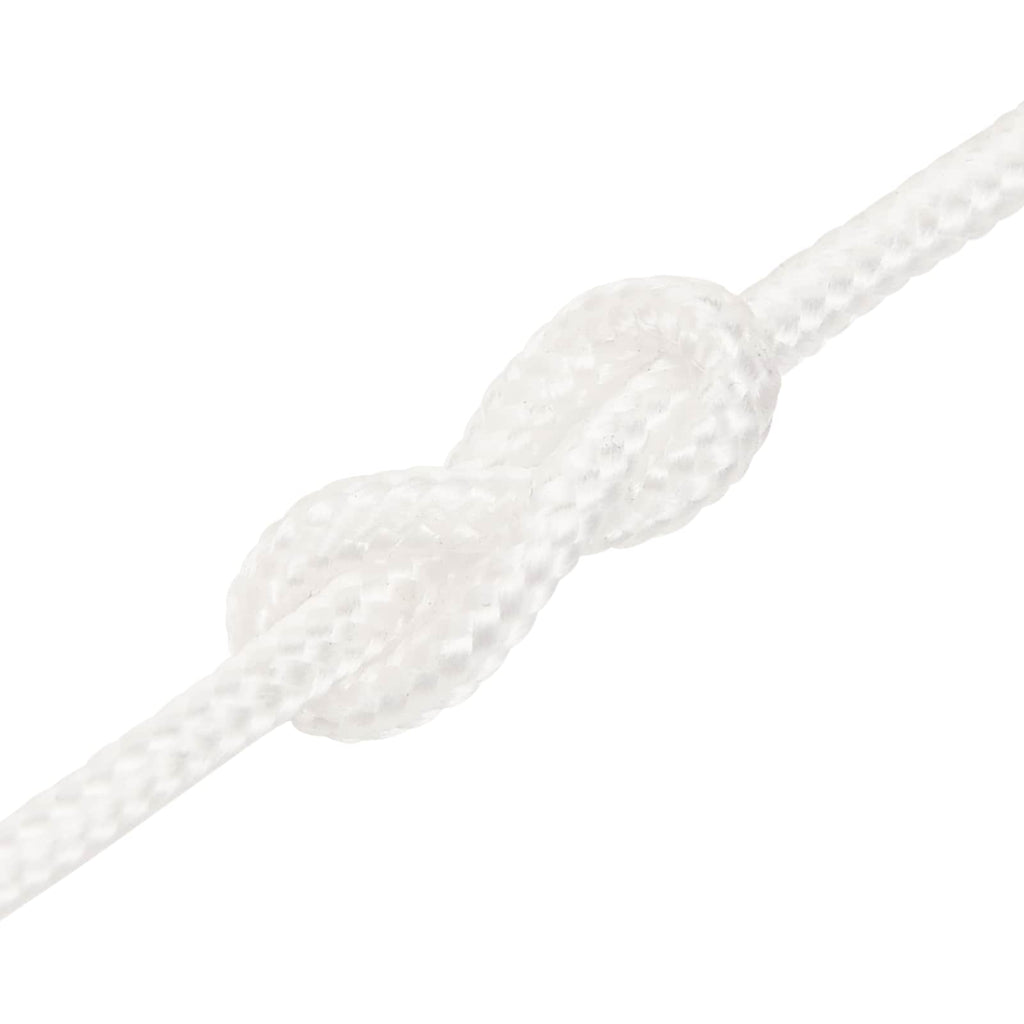 vidaXL Wielofunkcyjna lina gospodarcza 3 mm 50 m Biały PP