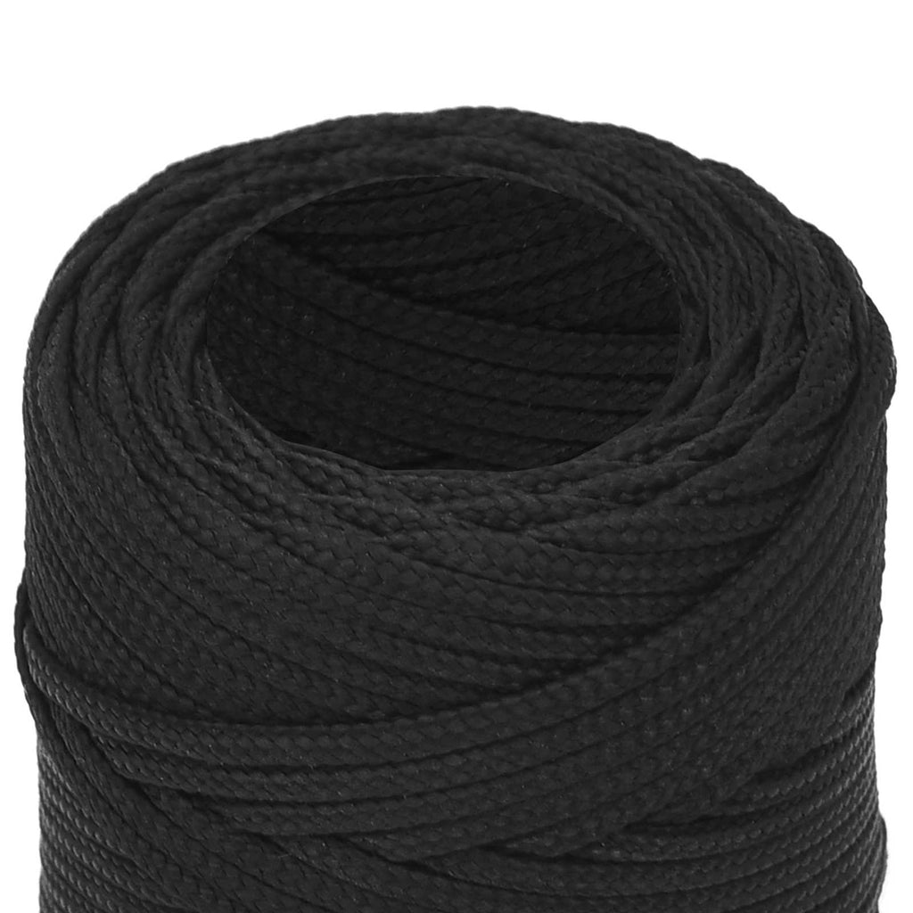 vidaXL Wielofunkcyjna lina gospodarcza 2 mm 250 m Czarny PP