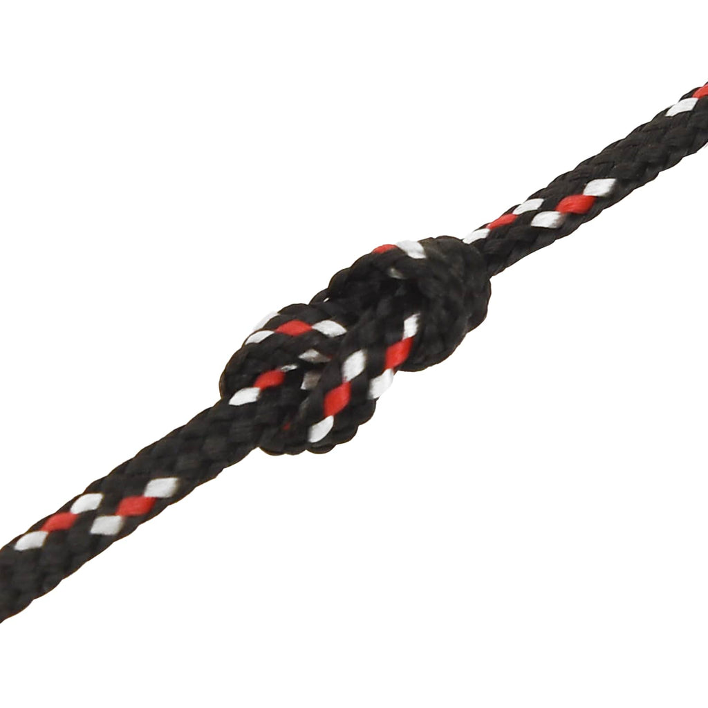 vidaXL Wielofunkcyjna lina gospodarcza 2 mm 100 m Czarny i czerwony PP