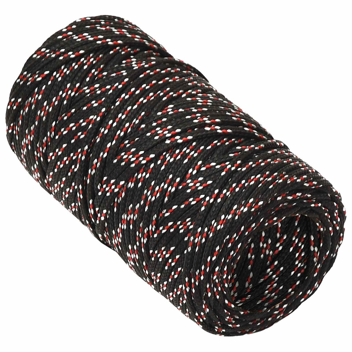 vidaXL Wielofunkcyjna lina gospodarcza 2 mm 100 m Czarny i czerwony PP