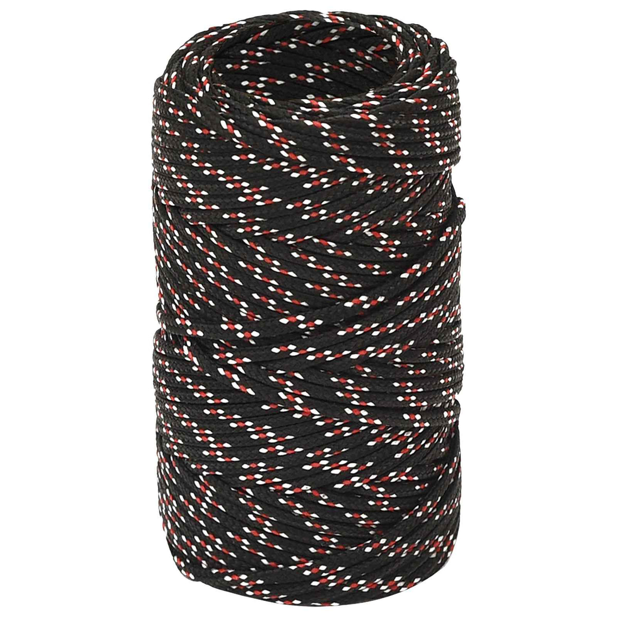 vidaXL Wielofunkcyjna lina gospodarcza 2 mm 100 m Czarny i czerwony PP