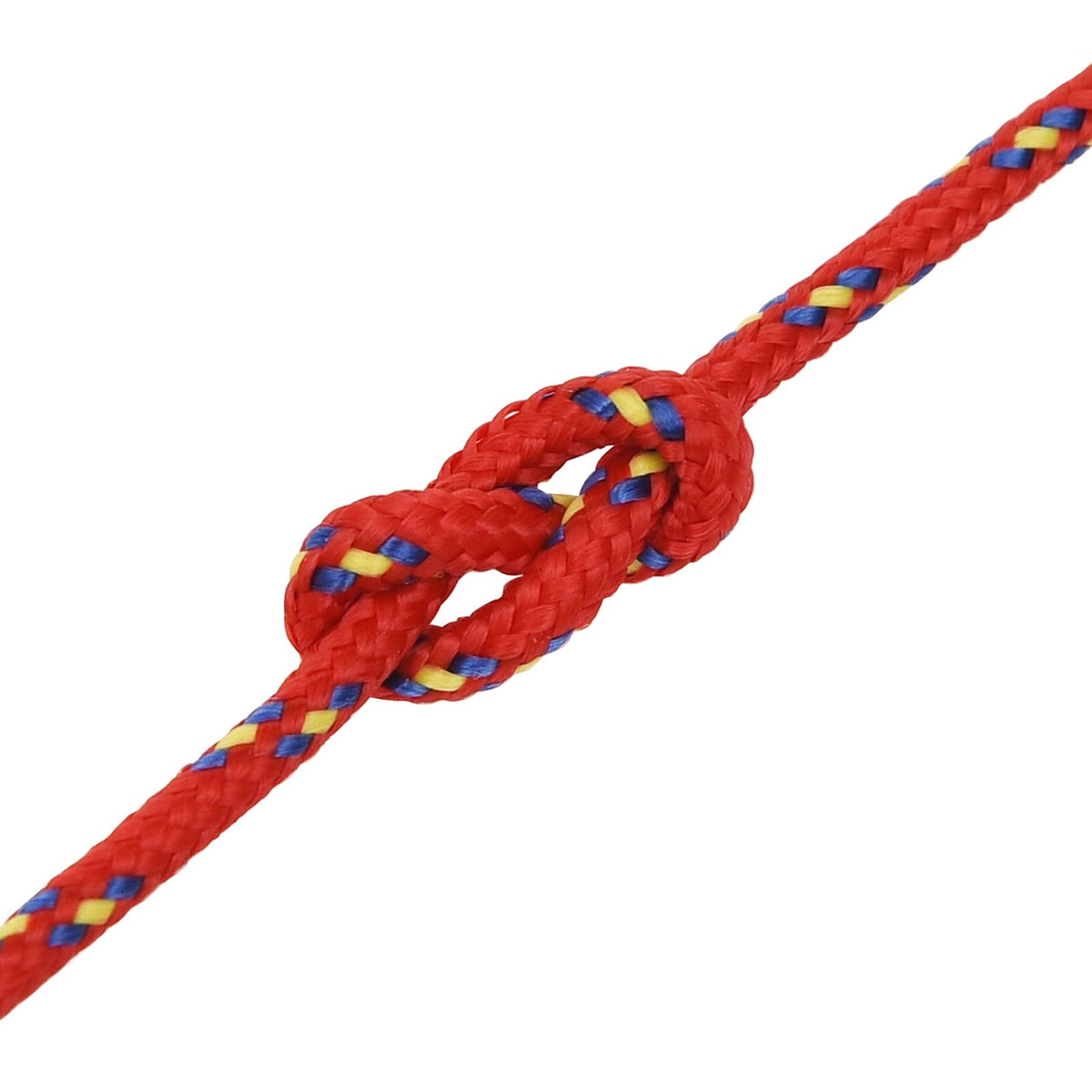 vidaXL Wielofunkcyjna lina gospodarcza 2 mm 250 m czerwony PP