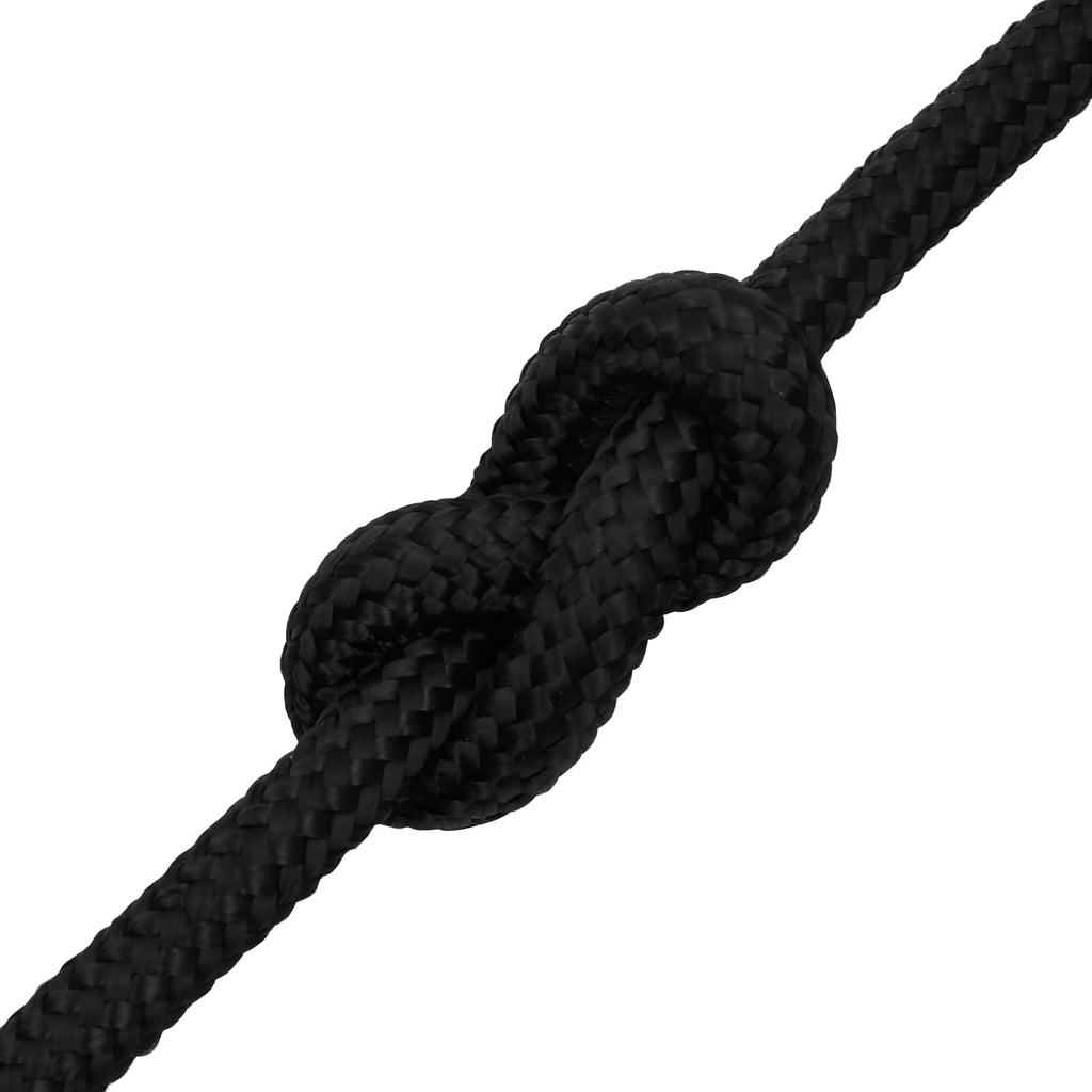 vidaXL Wielofunkcyjna lina gospodarcza 16 mm 100 m Czarny PP